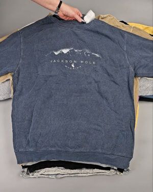 Толстовки муж BLUE CAN 084 - Сток оптом